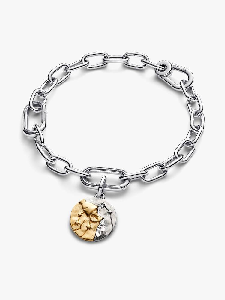 Charm Médaillon Signe du Verseau Bicolore | Pandora