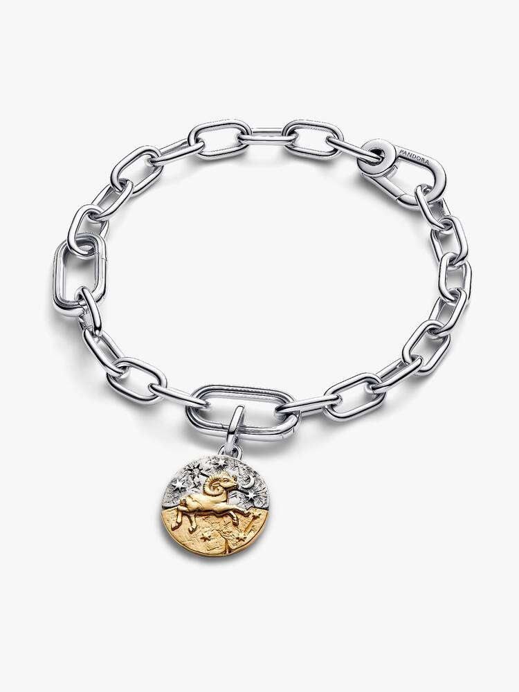 Two-tone Aries Sign Medallion Charm | Pandora