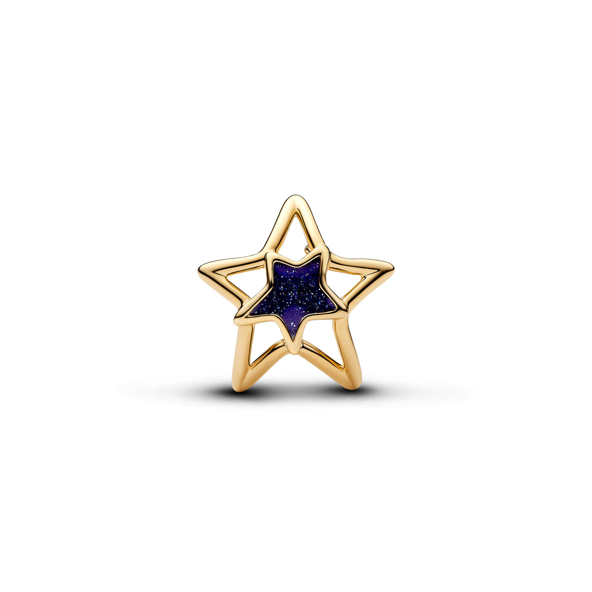 Charm Étoile Ajourée Doré – vue 2