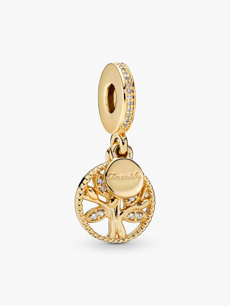 Sparkling Tree of Life Pendant Charm