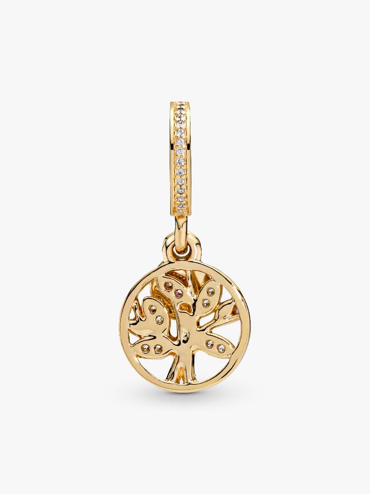 Sparkling Tree of Life Pendant Charm