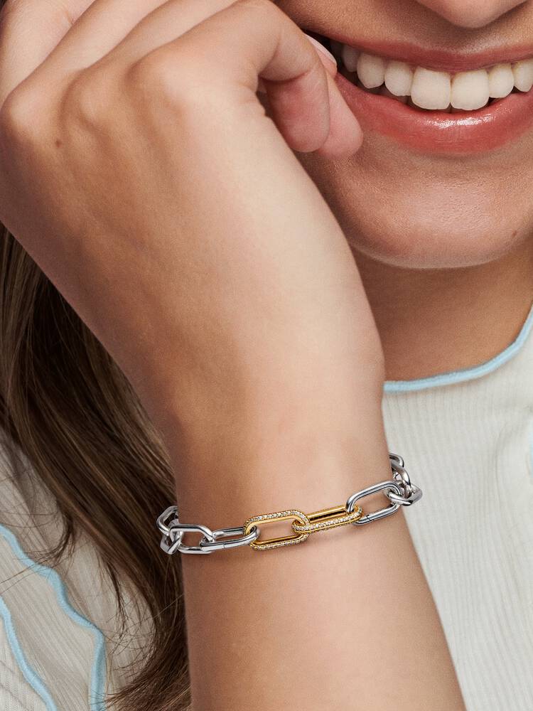 Charm Double Link Pavé – vue 2