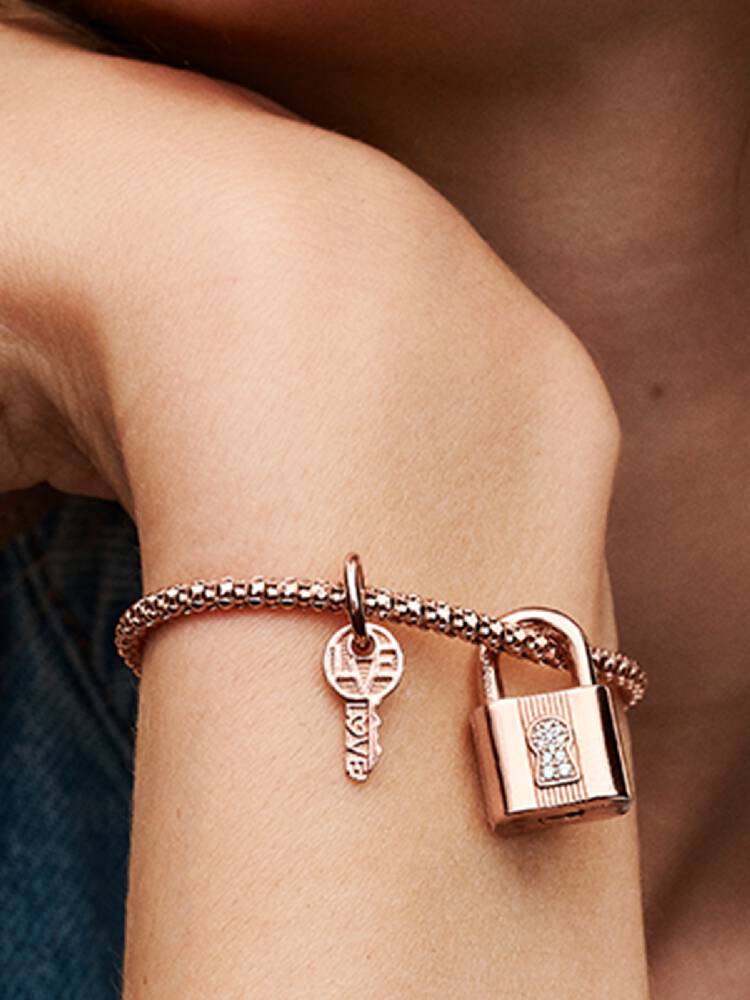 Charm Pandora - Ciondolo con lucchetto e chiave | 780088C01