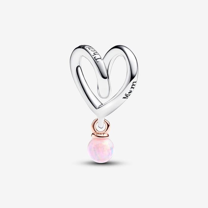 Kéttónusú Wrap Heart Charm | Pandora