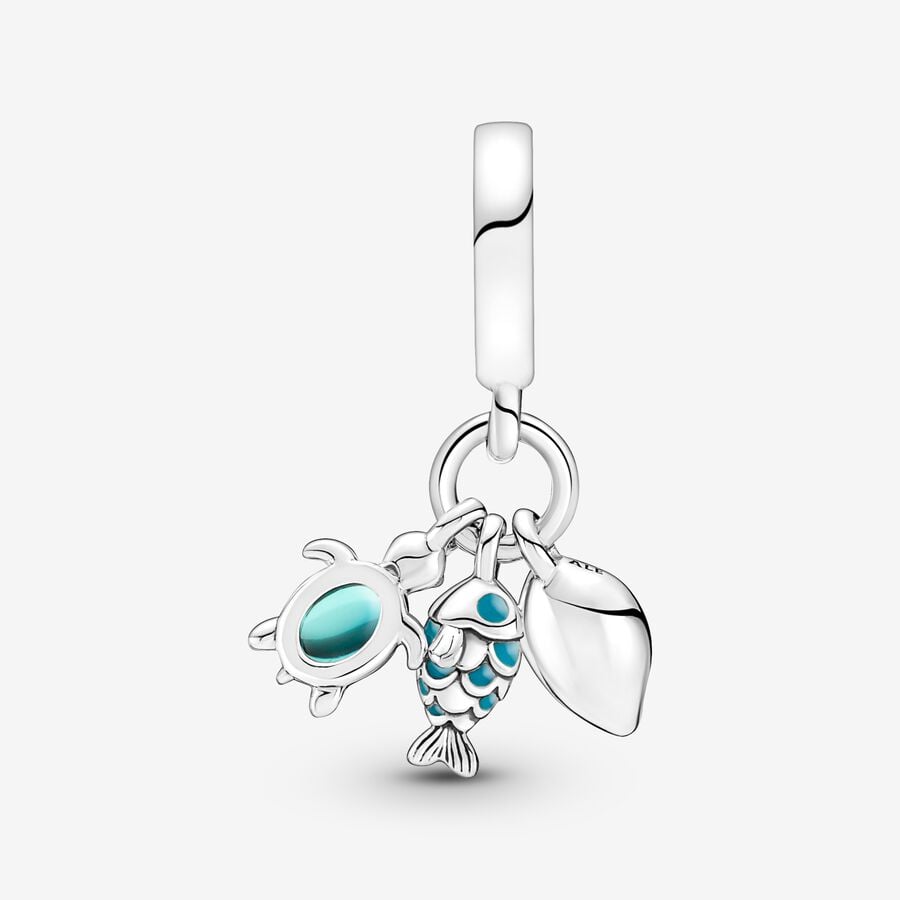 Animaux - Vie Sous-Marine - Argent - Charms - Pandora