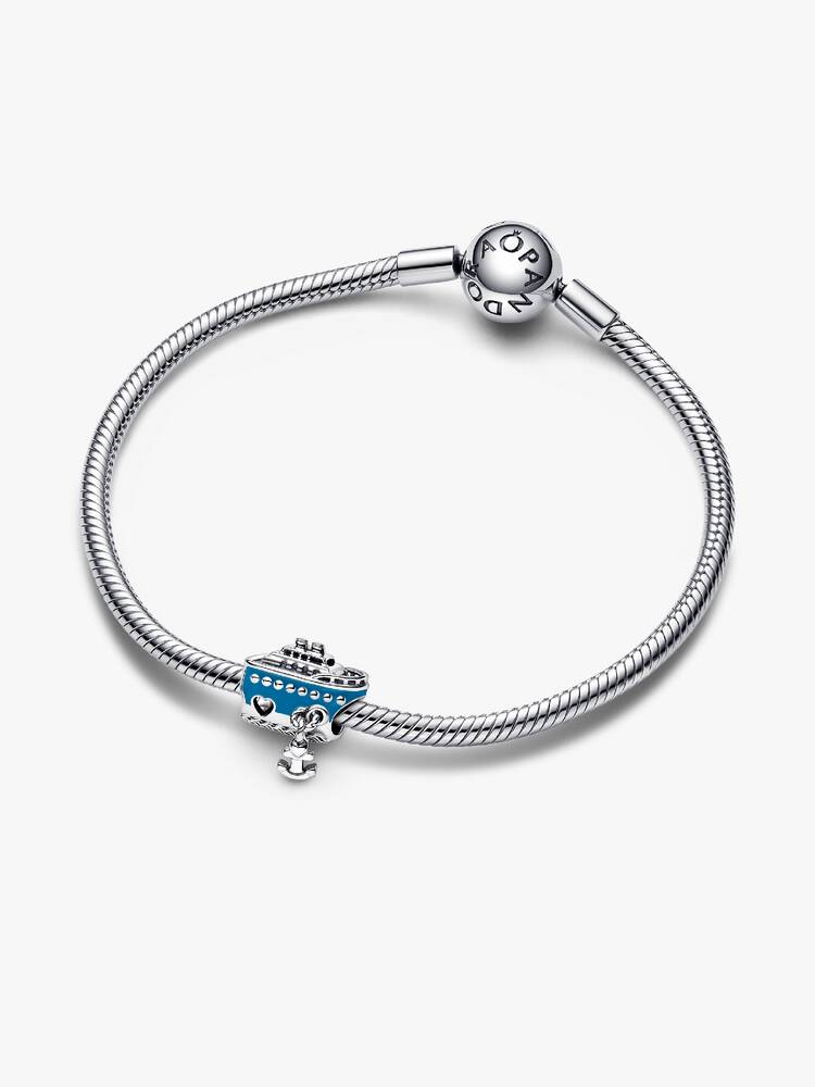 Charm Navire de Croisière Ancré Argent – vue 3