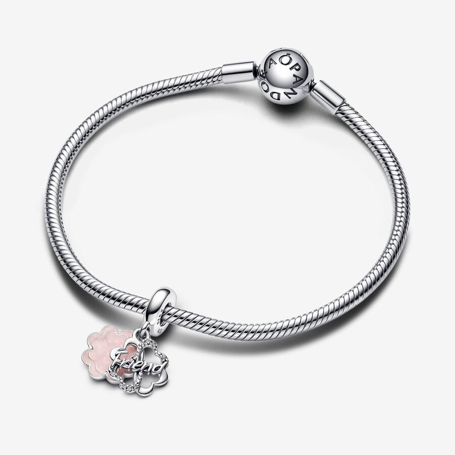 Freundschaft - Vier -Blattklee - Silber - Charms Pandora