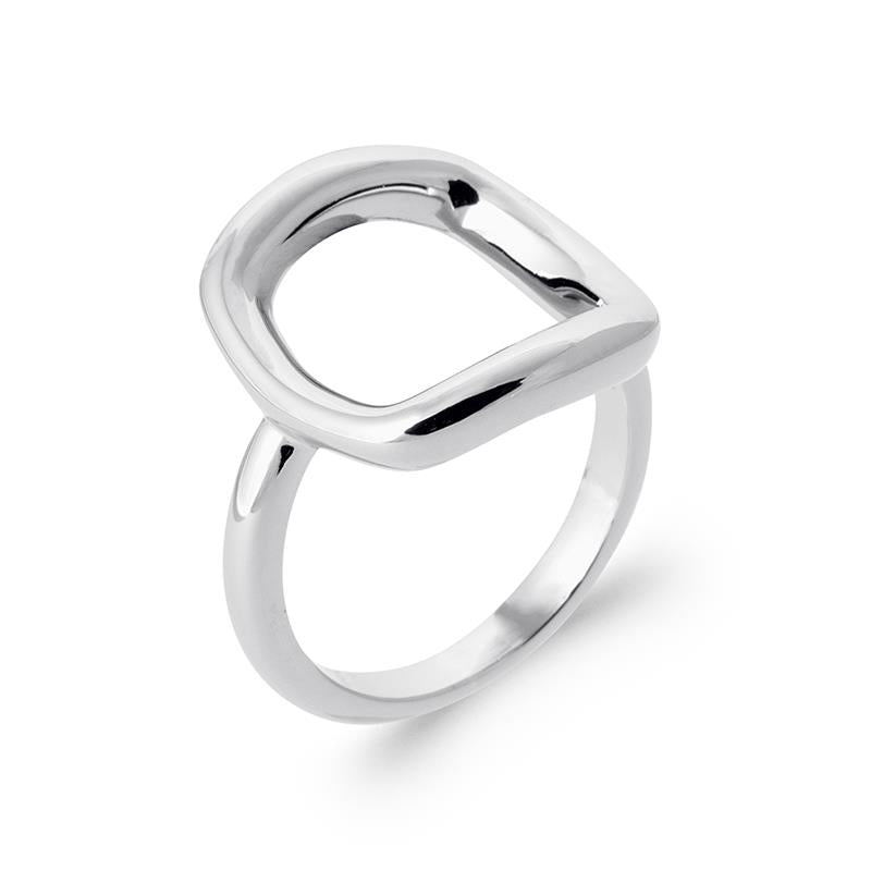 Square - Silver Ring - Azuline