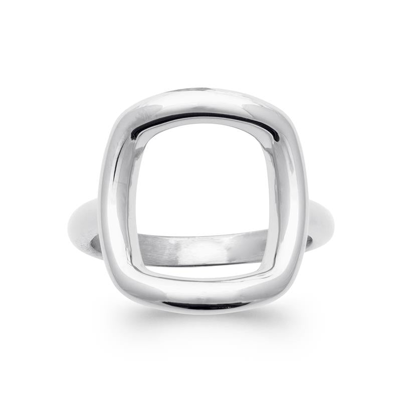 Square - Silver Ring - Azuline