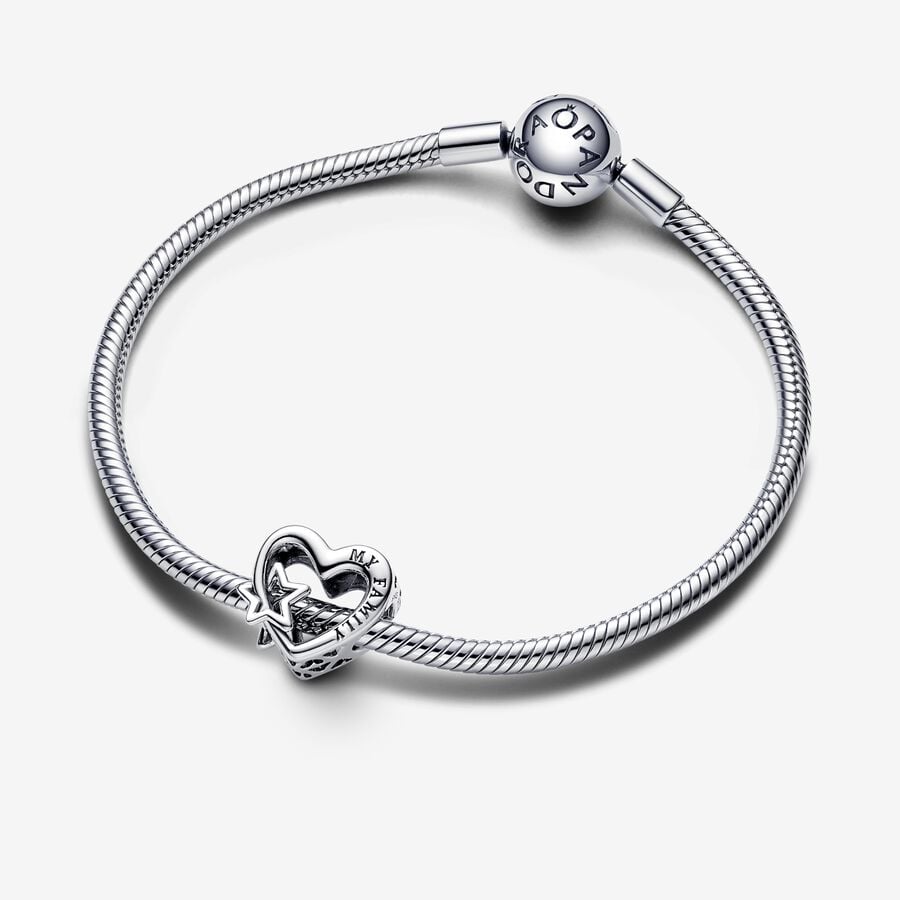 Coeur & Etoile - Argent - Charms - Pandora