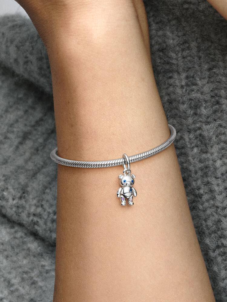 Pandora Charm - Pingente de ursinho de pelúcia com dobradiça | 792986C01
