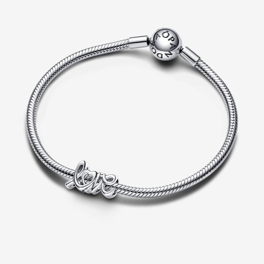 Love - Silver - Charms - Pandora