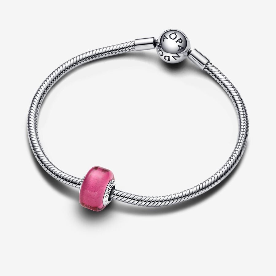 Murano Glass - Pink - Charms - Pandora