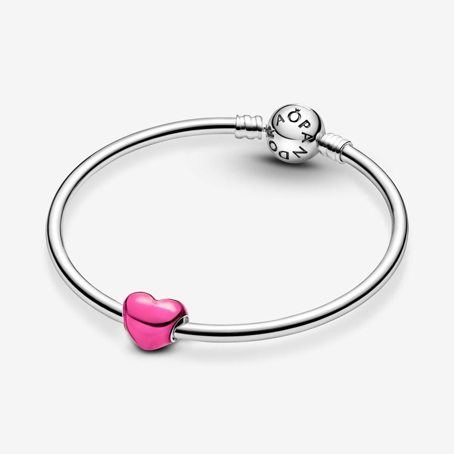 Herz - Metallic Rose - Charms - Pandora