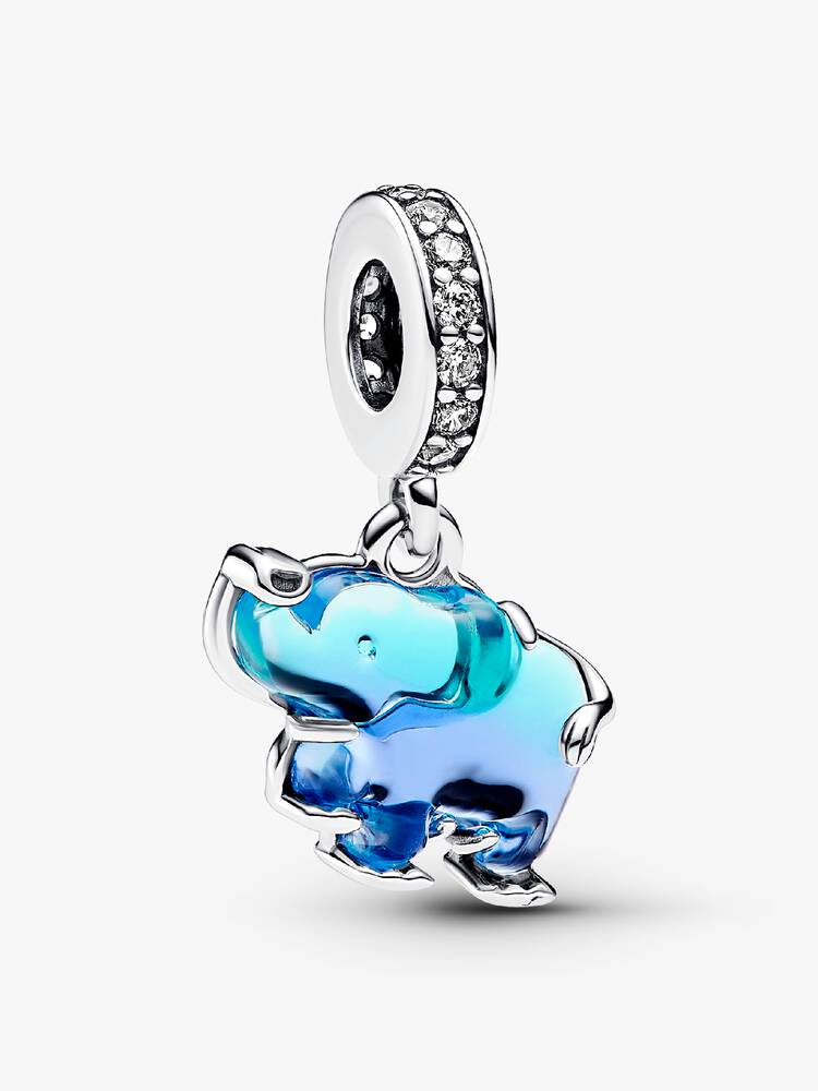 Charms Pandora - wisiorek słoń ze szkła Murano | 793339C01