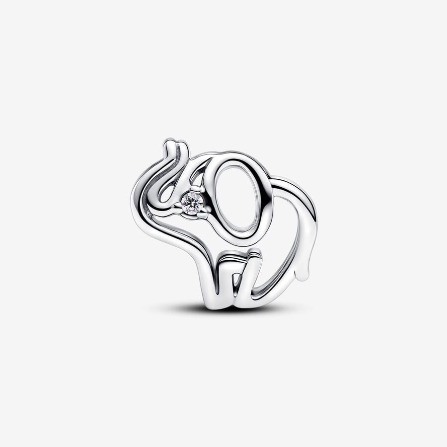 Animaux - Eléphant - Argent - Charms - Pandora