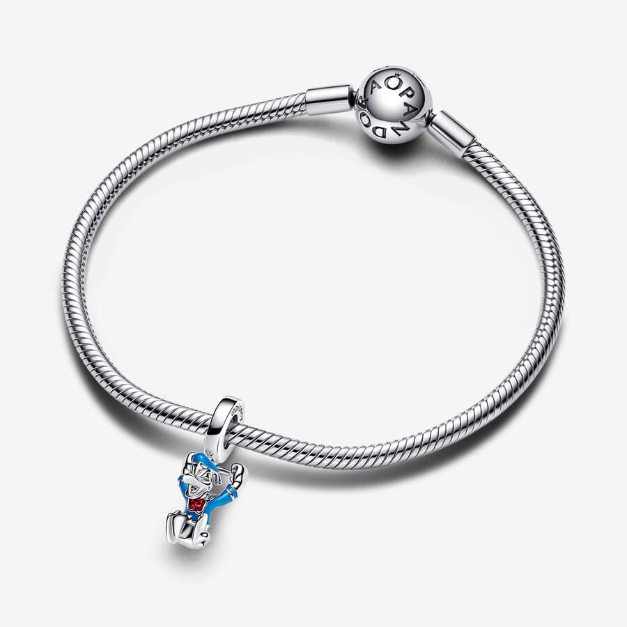 Jewellery Charms Pandora Disney 2021 Charm Pandora Disney, Mickey Mouse Minnie Mouse Two-Tone Spinning