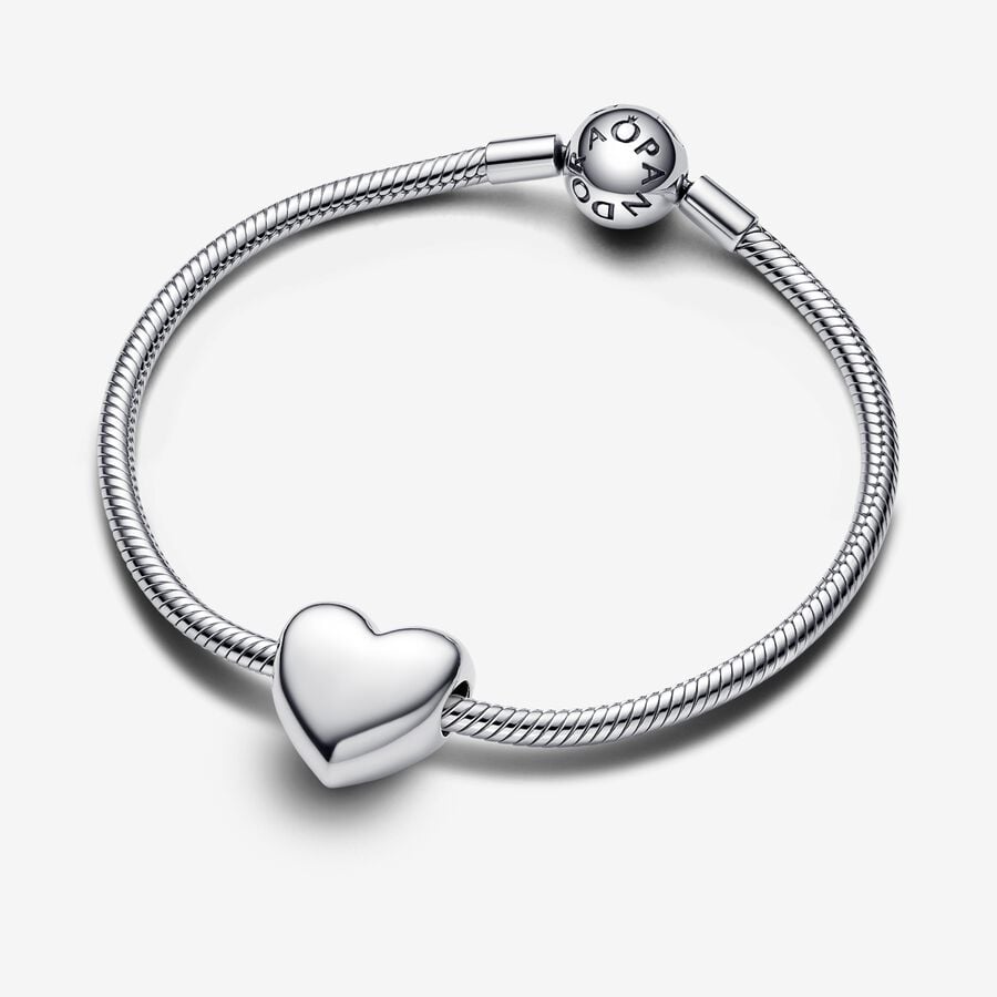 Be Love Gravierbares Herz – Silber – Groß – Charms – Pandora