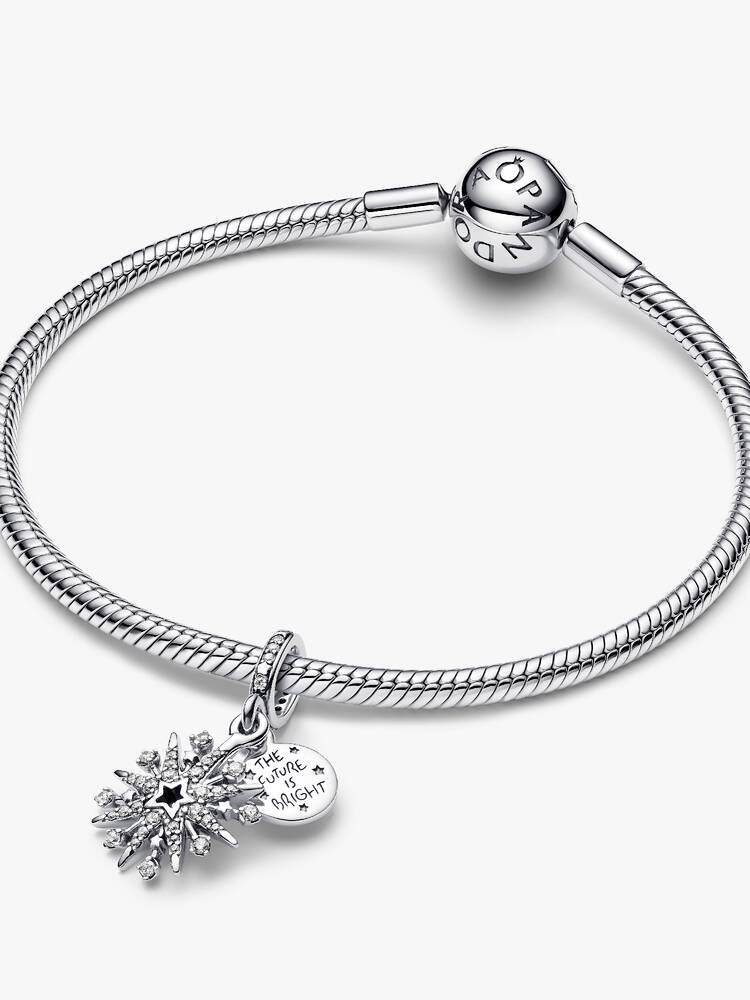 Charm Pandora - Double Sparkling Firework Pendant | 793512C01