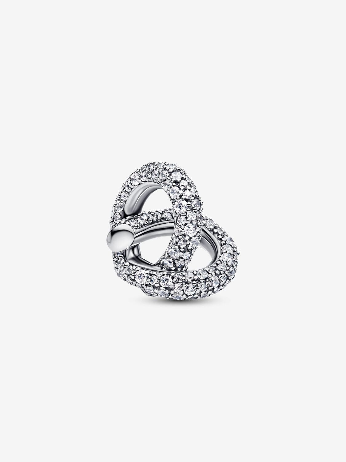 Pavé Infinity Knot Heart Charm | Pandora