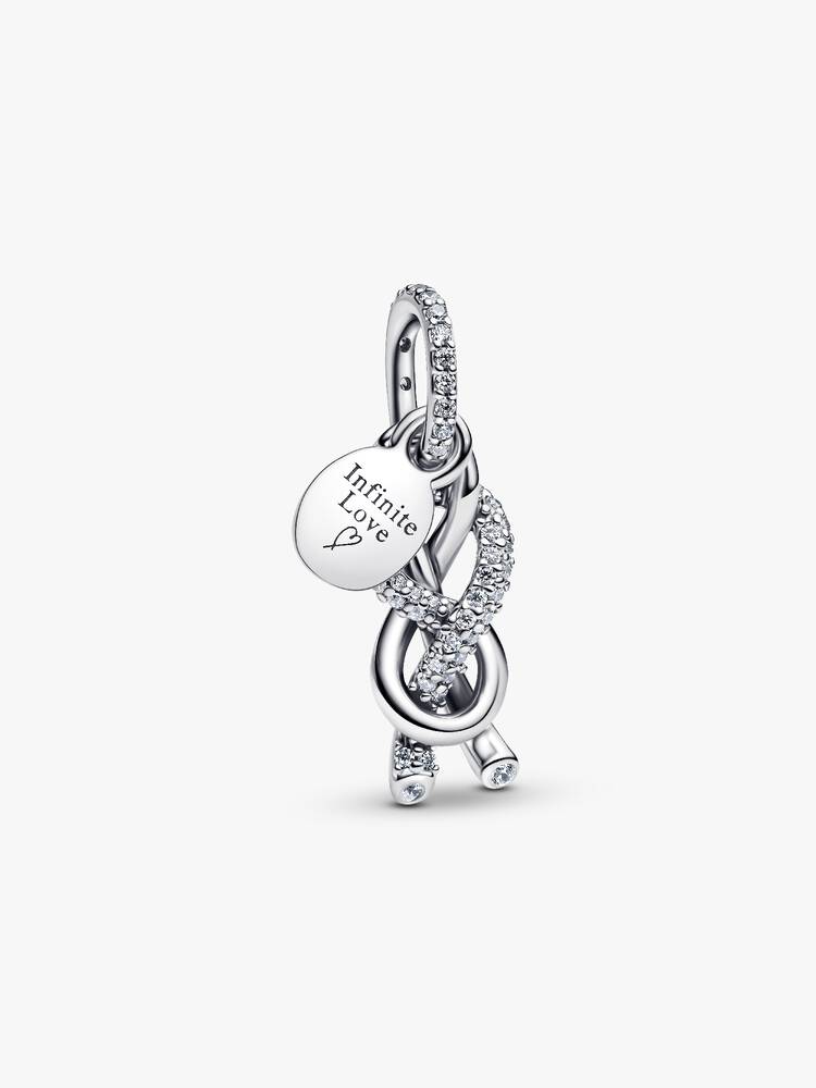 Charme Pandora - Pavé Infinity Knot Pendant | 793780C01