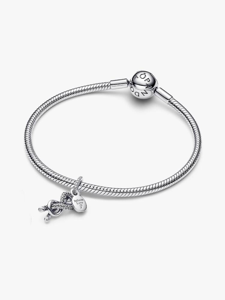 Charme Pandora - Pavé Infinity Knot Pendant | 793780C01
