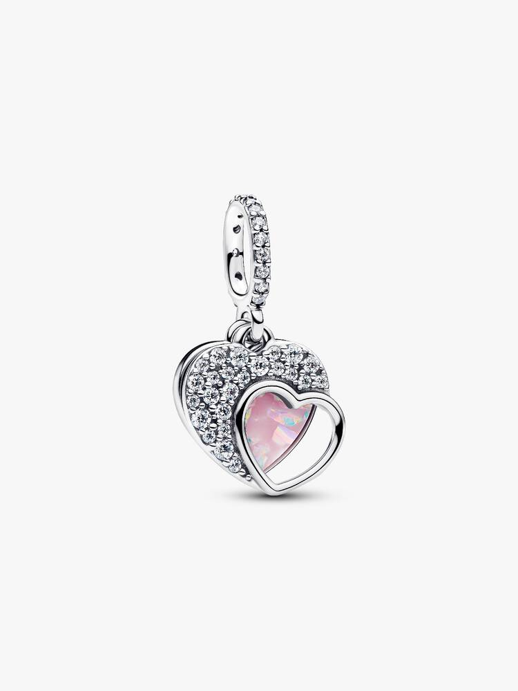 Pandora Charm - Çift Güzel Anne Kalp Kolye | 794456C01