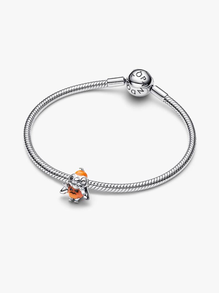 Disney Stitch Halloween Pumpkin Charm Silver – se 4