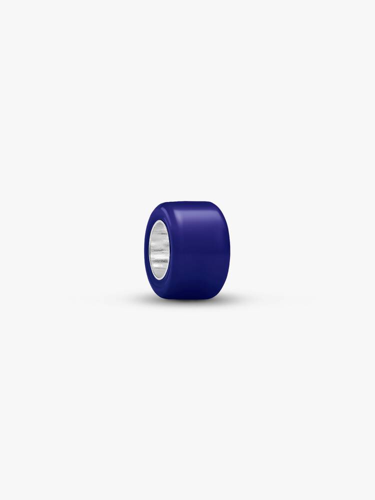 Mini Charm Murano Bleu Argent