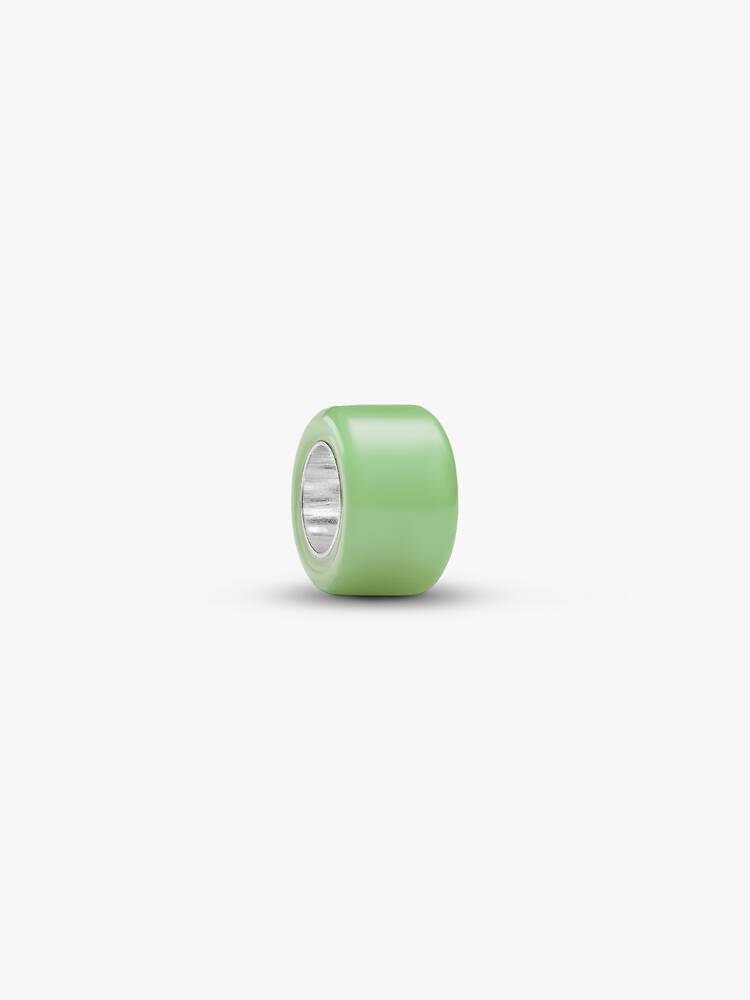 Mini Charm Murano Vert Argent