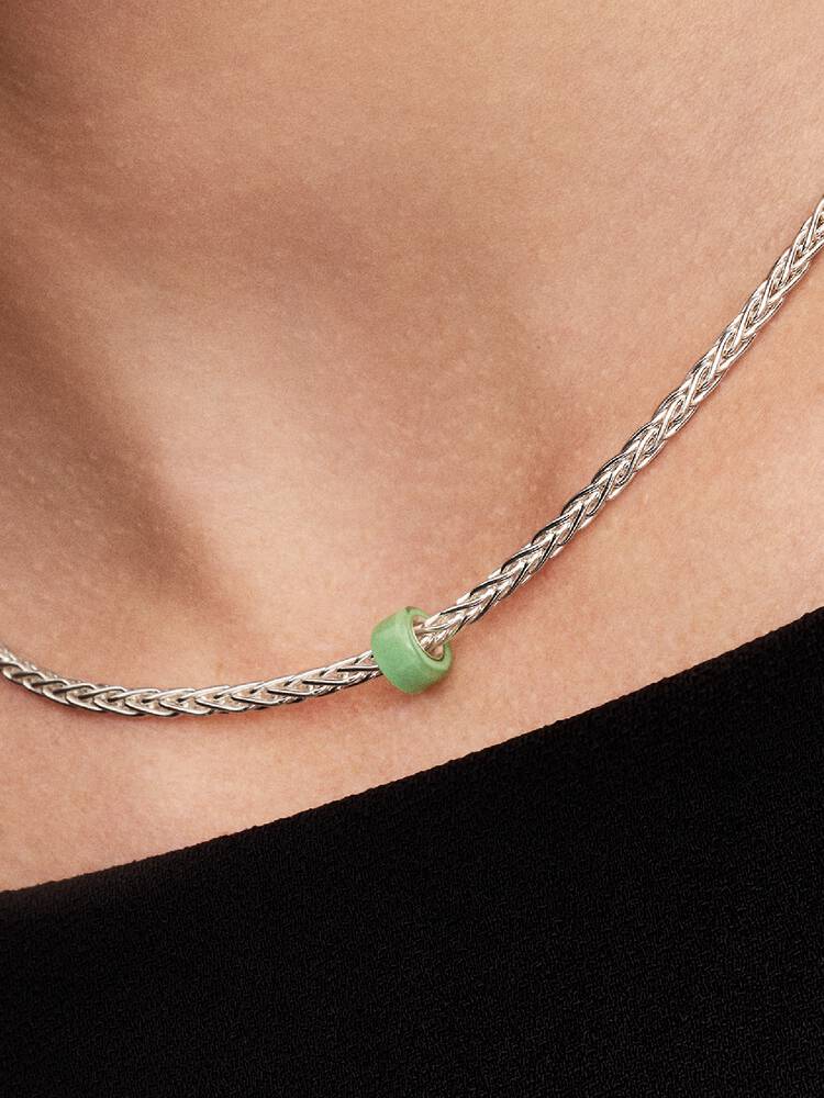 Mini Charm Murano Verde Argento | Pandora