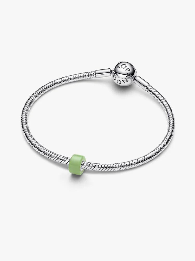Mini Charm Murano Verde Argento | Pandora