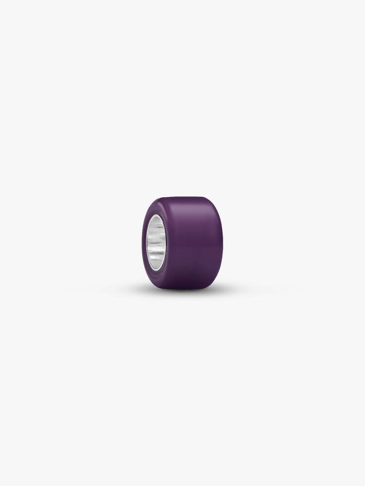 Mini Charm Murano Violet Argent