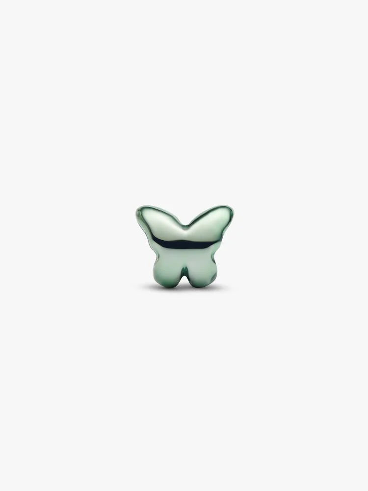 Mini ciondolo a forma di farfalla verde argento | Pandora