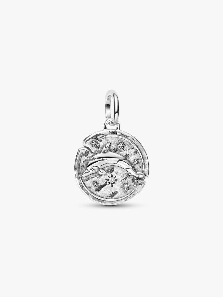 Charm Médaillon Dauphin Argent