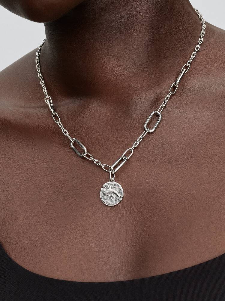 Ciondolo medaglione delfino in argento | Pandora