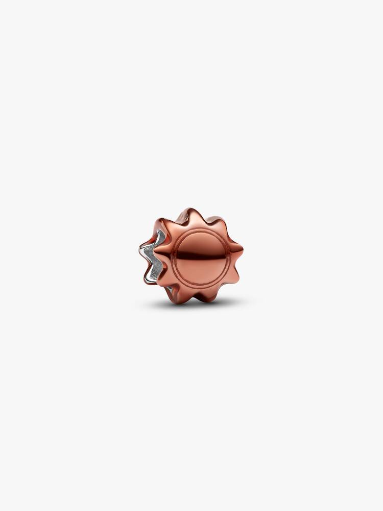 Mini Charm Soleil Orange Argent