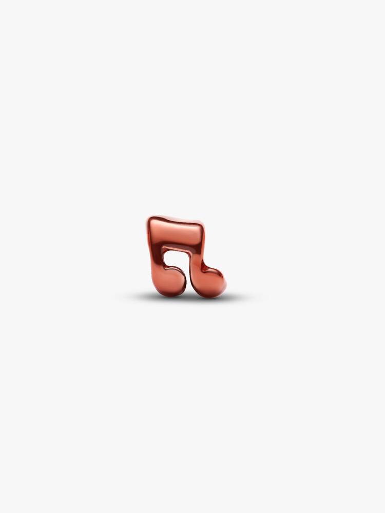 Mini Musical Note Charm Oranžová Stříbrná | Pandora