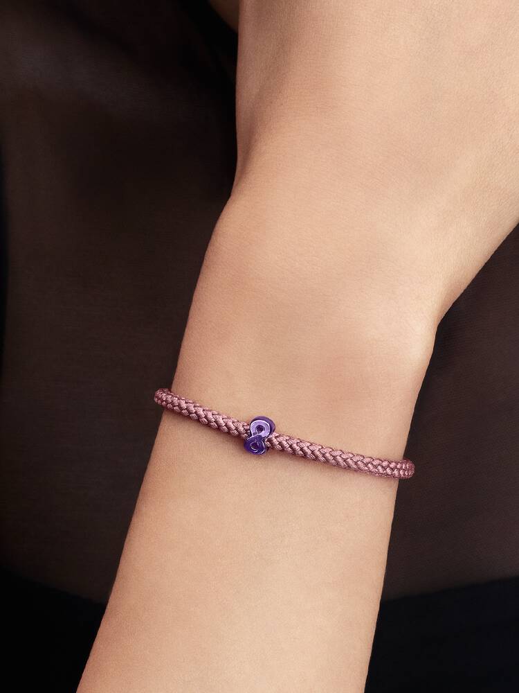 Mini Charm Symbol nekonečna Purple Silver | Pandora