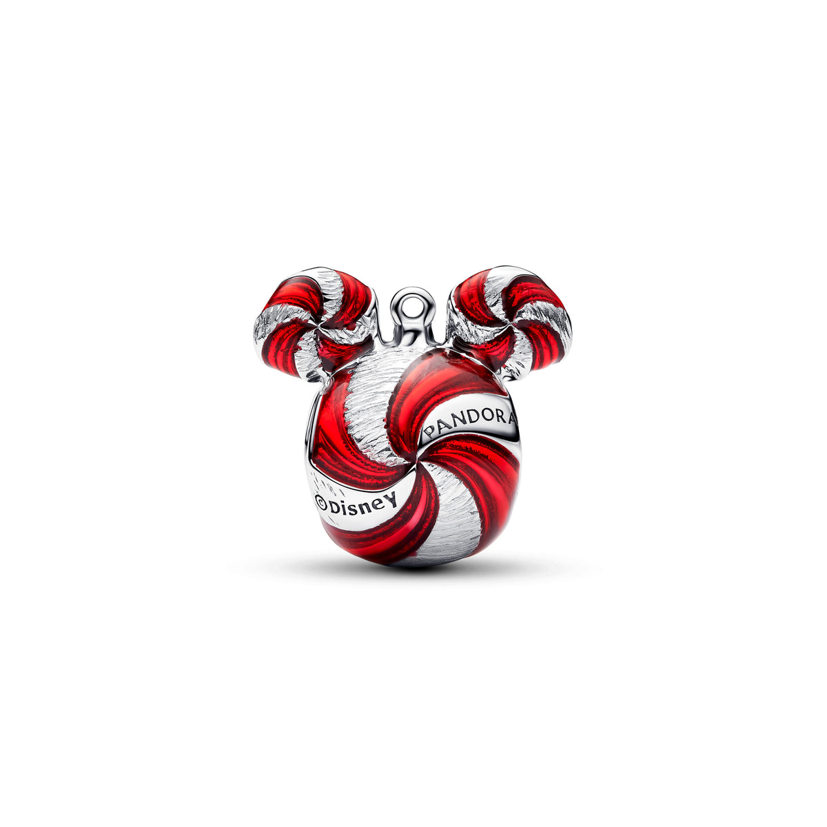 Charm Disney Boule de Noël Mickey Argent – vue 2