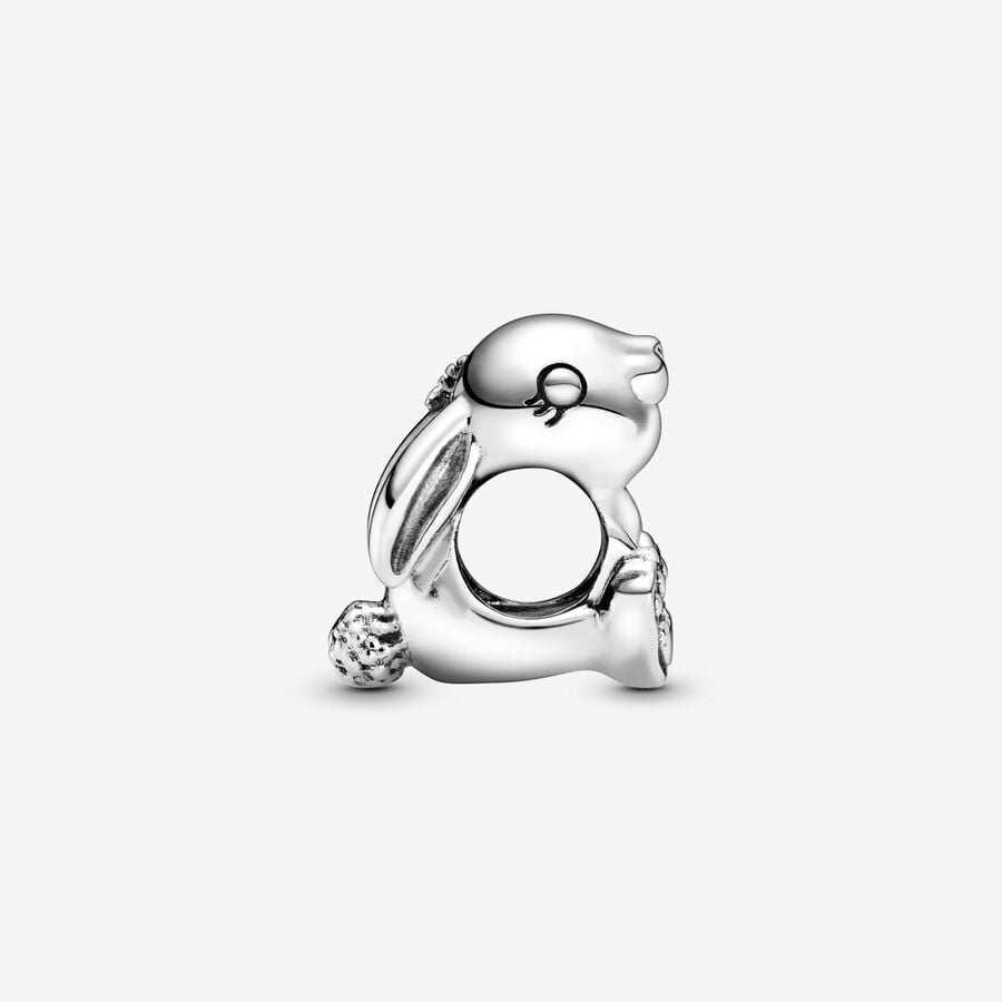 Animals - Rabbit - Silver - Charms - Pandora