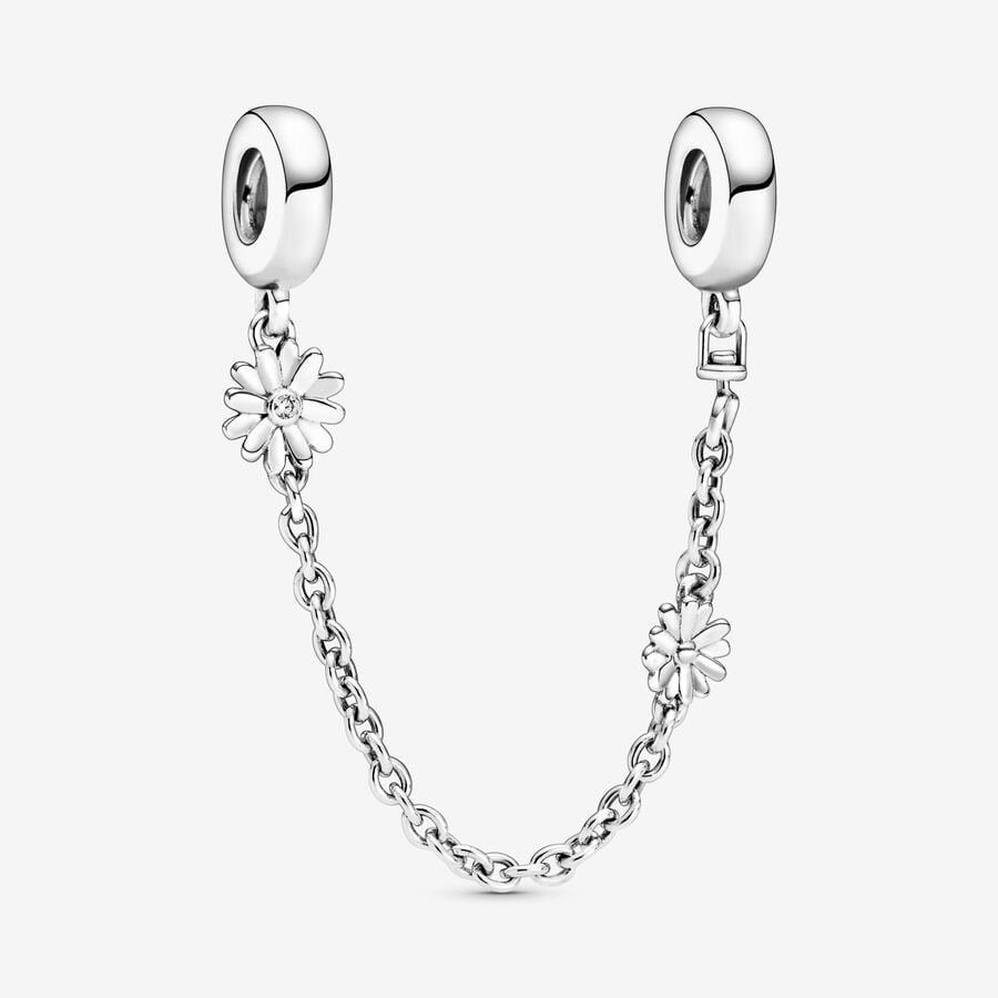 Cadeia de conforto - Marguerite - Silver - Charms - Pandora