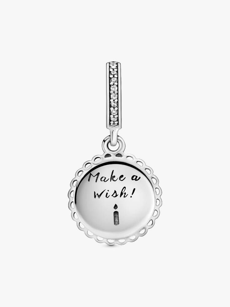 Charm Pandora - Pendant Gâteau d'Anniversaire Rose | 798888C01