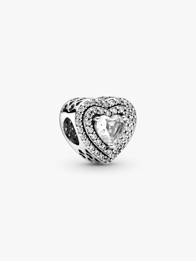 Pandora-Charm – Funkelnde, abgestufte Herzen | 799218C01