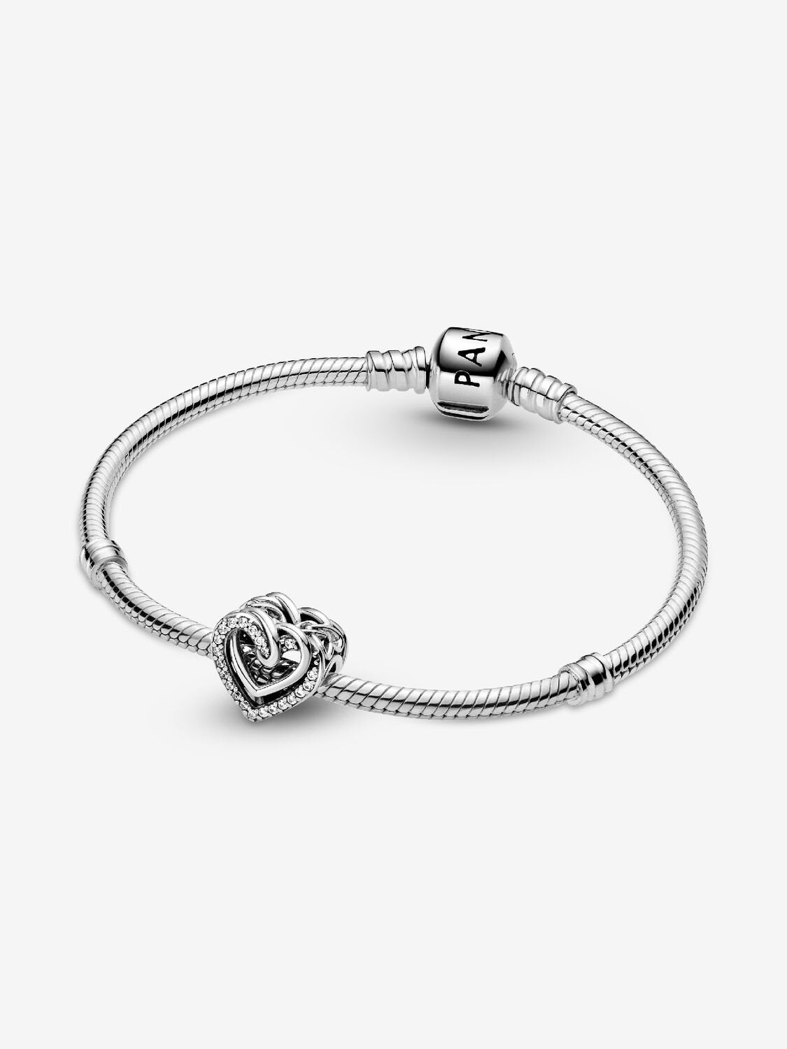Charm Corazones Brillantes Entrelazados | Pandora