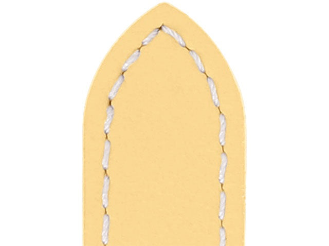 Leather Watch Strap - Manhattan - Pale Yellow - Rochet - 14x14mm