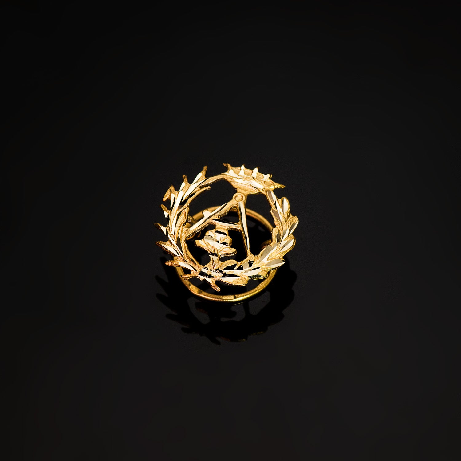 Insigna arhitecturala Aur Galben 18K 16 X 16 mm