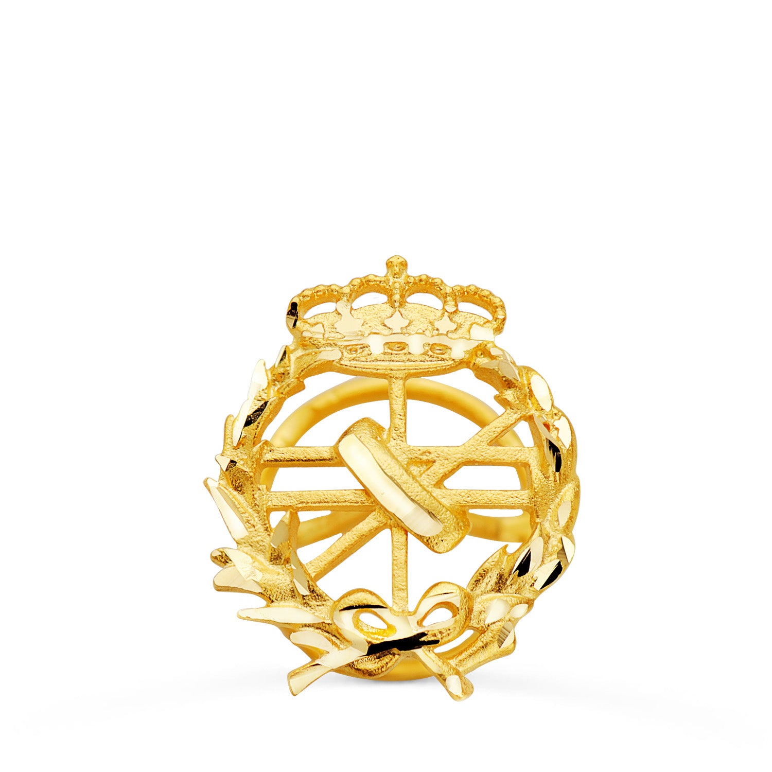 18K geelgouden computerbadge 18 x 15 mm
