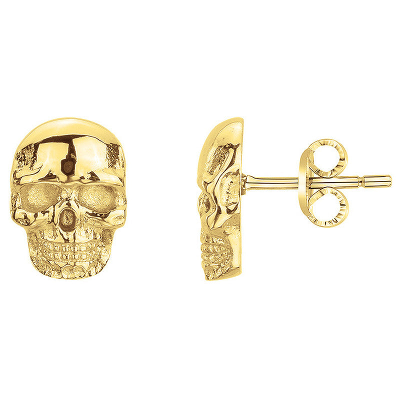 PHEBUS Men's Skull Earrings 316L Steel 87-0059