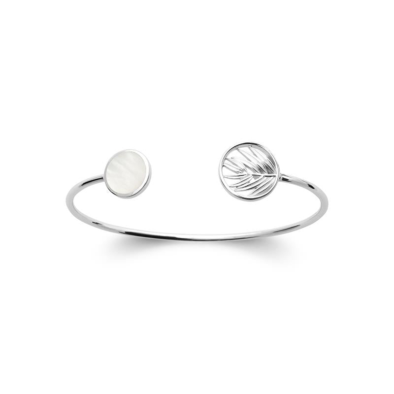Bangle - Mother-of-pearl - Silver